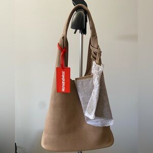 Montana West Slouchy Hobo Tan Bag Soft Vegan Leather NWT